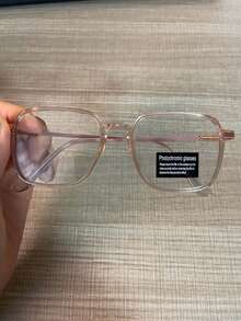 1 Pair/Style Women's Fashion Square Photochromic Glasses - Retro Style Photochromic Lens Glasses Suitable For Daily Indoor And Outdoor Wear - Multicolor - View 7