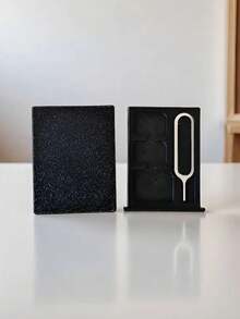 1pc Sliding SIM Card And TF Card Holder, Multi-Color Ultra-Thin Portable SIM Card Storage Box, Anti-Loss Plastic Card Organizer, Phone Travel Accessory, Mini Storage Box (With Card Pin And Without Card Pin Optional) - View 12