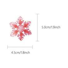 50pcs Glass Colorful Transparent Snowflake PET Graffiti Stickers, Self-Adhesive For Luggage, Bicycle, Water Bottle, DIY Skateboard, Bags, Helmet And More Decoration - one-size - View 5