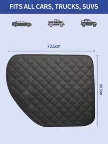 2pcs Thickened Pet Dog Car Door Protector, Car Side Door Guard Pad, Scratch-Resistant & Dirt-Proof Window Protection Mat - A - View 11