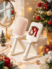 2pcs Christmas Element Letter Combs, Pink, Minimalist - Multicolor - View 7