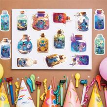 Disney 50pcs Stitch In A Bottle Stickers DIY Diary Notebook Laptop Luggage Skateboard Graffiti Stickers Fun Classic Style - Multicolor - View 6