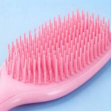 Miniso Barbie Pink Collection Cushion Hair Brush, Diamond & Gradient Style Detangling Comb, Soft Bristle Anti-Static Hair Styling Tool, Birthday Gift For Girls(1PC) - Multicolor - View 5