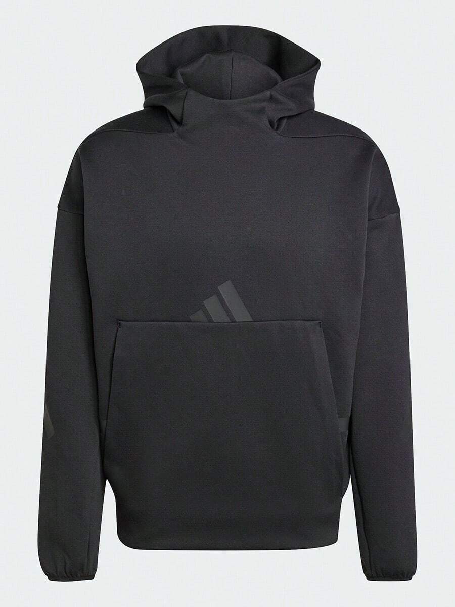 Adidas Spring/Autumn Versatile Comfortable Men's Fashion Casual Sports Sweatshirt Pullover Sweatshirt JE7537 - Black - View 1