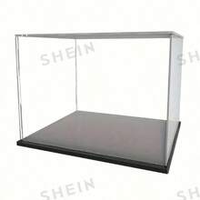 1件透明壓克力展示盒，塑膠組裝防塵展示盒，適用於動作公仔、收藏品、紀念品、雕像、模型 - A - 查看 4