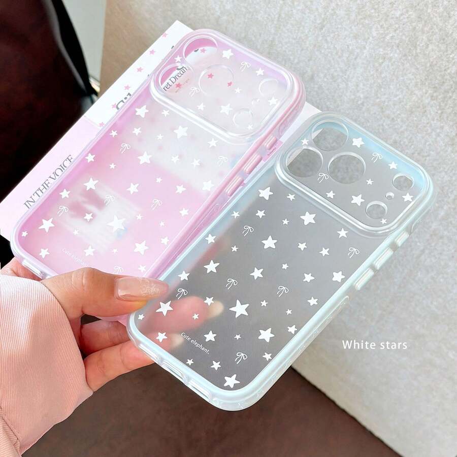 كافينفورت بطانية هاتف بشكل نجمة بيضاء، تصميم أنيق وعصري، متوافق مع 18 برو، بطانية هاتف للأزواج، بطانية هاتف لأفضل الأصدقاء، مناسب كهدية، متوافق أيضًا مع 17 برو ماكس، يتميز بتصميم نافذة كبيرة، متوافق أيضًا مع 15 ونماذج آبل 16، تشطيب مطفي، أسلوب حلو، قابل للتخصيص، تصميم نمط هندسي، أسلوب بسيط، طازج وأنيق، أسلوب بديل، مناسب للمشاركة على وسائل التواصل الاجتماعي - أزرق النجوم والمد - مشاهدة 1