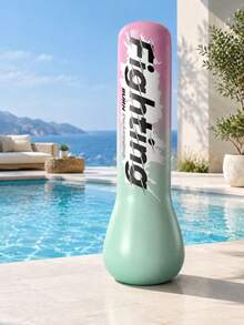 1.2M/1.5M Freestanding Inflatable Punching Bag, Durable PVC Boxing Column, Suitable For Kickboxing, Fitness Training, Home Workout And Stress Relief - Multicolor - View 6