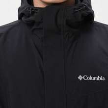 Columbia Men's Outdoor Sports Windproof Waterproof Hiking Trekking Windbreaker Jacket Shell Coat - Black - View 2