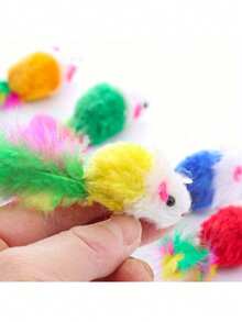 5/10/15/20 Pcs Pet Toys, Cat Toys, Suitable As Gifts - Multiple Styles - View 4