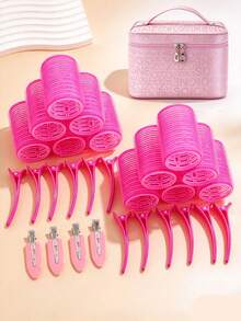 Hair Roller Set, 12 Women's Hair Rollers And 16 Hair Clips, Self-Gripping Hair Curlers, Suitable For Short, Medium And Long Hair - Multicolor - View 14