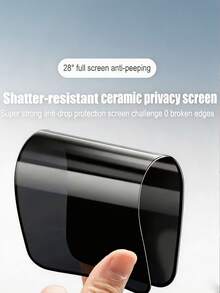 5in1 Matte Privacy Screen Protector + Camera Lens Protector Set, 3 Packs Anti-Spy Anti-Glare Anti-Fingerprint Full Cover Screen Film + 2 Packs Flexible Lens Film, Anti-Scratch High Touch Sensitivity Bubble Free Easy Install, Compatible With IPhone Duo 18 17 Pro Max - Clear - View 5