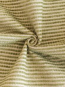 1PC Chenille Irregular Scalloped Edge Sofa Cushion, French Style Seat Pad, All-Season Universal Non-Slip Sofa Protective Cover, Machine Washable - Green - View 8