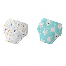 3pcs Baby Training Diaper Pants, Skin-Friendly Elastic Potty Pants ...