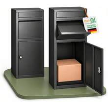 Wall-Mount Mailboxes - Black - View 11