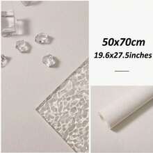 50x70cm 紋理攝影背景布 純色防水防塵拍照背景布，適用於化妝品、服飾、食物、直播道具 - 查看 10