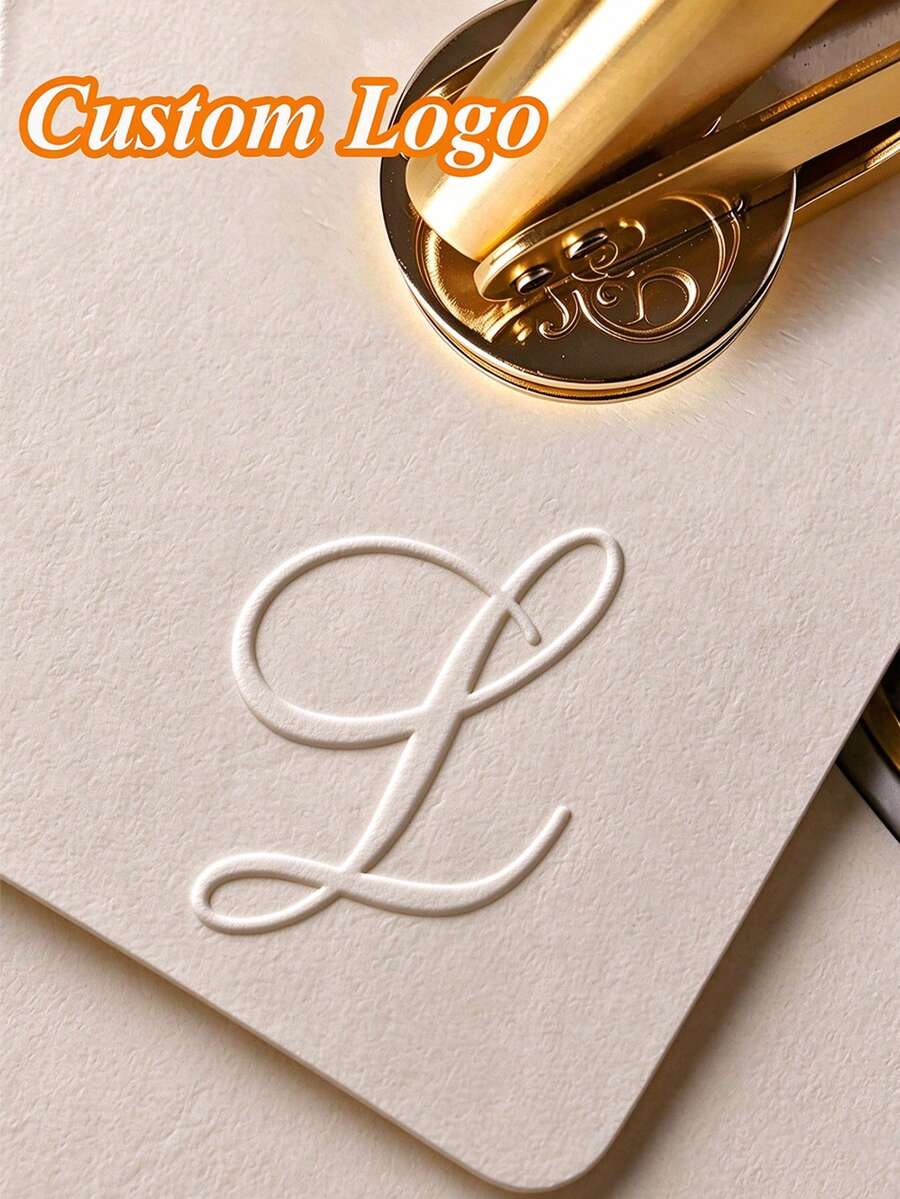 Custom Initial Embossing Stamp, Custom Wedding Envelope Embossing Stamp, Letter Pattern Embossing Stamp, Invitation Embossing Stamp, Napkin Embossing Stamp