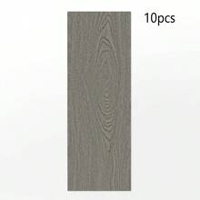 10pcs Self-Adhesive Wood Grain Floor Stickers, Waterproof Self-Adhesive Floor Tiles For Home Use, Glue-Free Cement Floor Repair PVC Flooring - Floor Stickers - View 14