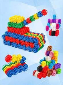50/100/150pcs Large Gear Building Blocks, Assembly Puzzle Toy, Gift, Gear Connection Toy, Room Decoration - Multicolor - View 5