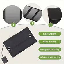 35W Portable Solar Charging Panel - Durable, Compact, Lightweight Solar Power Bank, Suitable For Camping, Travel, Emergency Backup - Compatible With Smartphones, Tablets, Cameras, Flashlights, Fans - Outdoor Adventure Solar Generator, Foldable Solar Panel - 1 - View 5