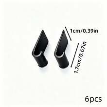 6pcs/12pcs/24pcs Universal Car Dashboard Cable Clips, Fits 3.4mm Diameter Wires. Sturdy Structure Securely Holds Cables For Dash Cams & Phone Mounts. Space-Saving & Easy To Install, Ideal For Tidying Interior Wiring For Most Vehicle Models. - Multicolor - View 8