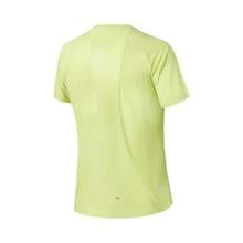 LI-NING Women' S Reflective Quick Dry Running Tee ATSW508 - Shining Green Full Bottom Print - View 2