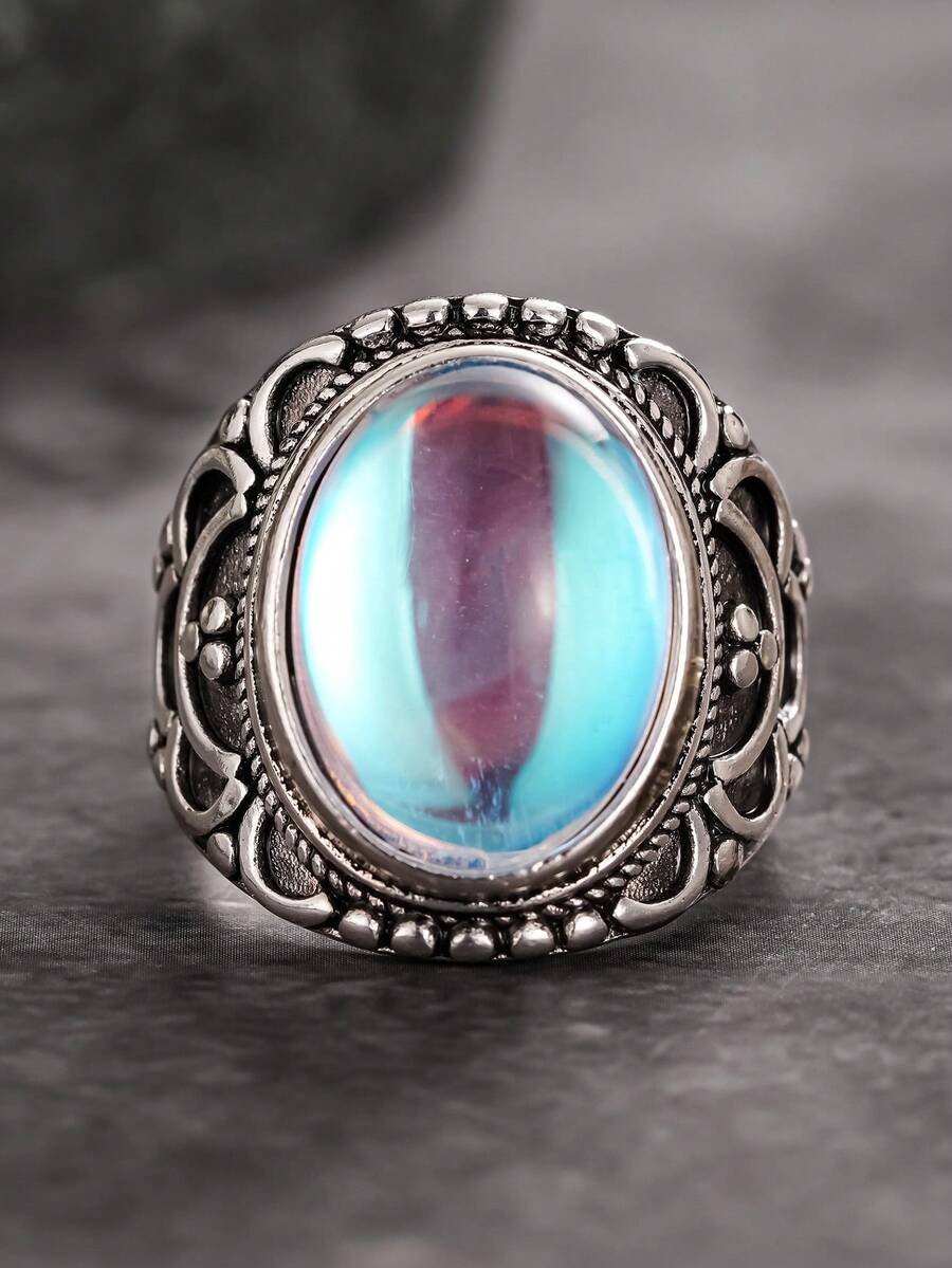 1pc Charming Ring, Suitable For Women To Wear, Suitable For Wedding, Engagement, Anniversary Party, Valentine's Day Gift - 3# - View 1