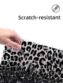 Leopard Print Laptop Vinyl Sticker, Black Protective Sticker, Suitable For 15-15.6 Inch Laptop Leopard Print Laptop Vinyl Sticker, Black Protective Sticker, Suitable For 15-15.6 Inch Laptop - View 4