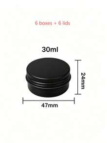 24pcs Refillable Aluminum Cans With Screw Caps And Labels, Refillable Travel Cosmetic Containers, Small Jars, Suitable For Lip Balm, Lotion, Cream, Mask, Mini Candle, Cosmetics, Etc. - Silver - View 11