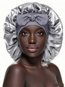 1pc Hair Wrap Adjustable Sleep Cap For Sleeping Sleep Cap Layer Hair Bonnet With Elastic Tie Band For Curly Hair Night Cap - Multicolor - View 9