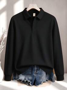 Women's Black All-Season Long Sleeve Base Layer - Black - View 1