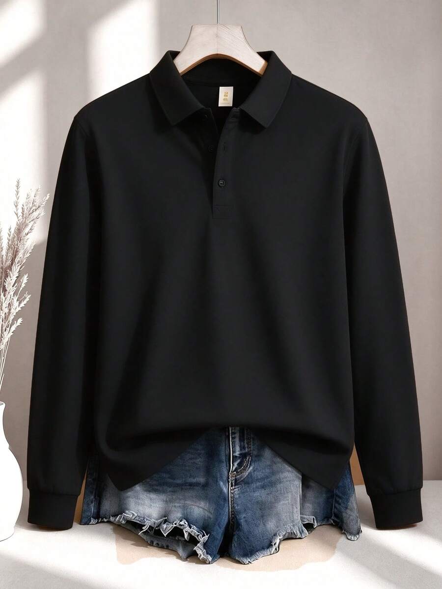 Women's Black All-Season Long Sleeve Base Layer - Black - View 1