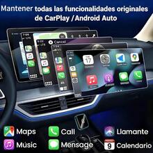 Adaptador Inalámbrico 2 en 1 para Apple CarPlay y Android Auto, Convertidor USB para Conexión Inalámbrica del Celular al Sistema Multimedia del Auto, Adaptador Compacto Plug and Play para Vehículos Compatibles - predeterminado - Ver 4