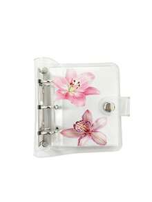 Mini Transparent 3 Ring Jewelry Storage Album With Binder Inner Paper,Travel Jewelry Box Jewelrys Storage Book With 10 Plastic Pouches Portable Jewelrys Organizer,Earring ,Christmas And Halloween Gifts - Multicolor - View 15