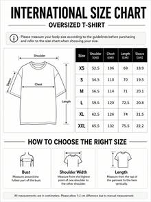 Women's Casual Oversized Crew Neck Short Sleeve "Overstimulated" T-Shirt Summer - Dark Grey - View 7