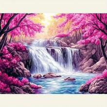 1PC DIY 5D Diamond Painting Kit Waterfall Pattern - Round Full Drill ...