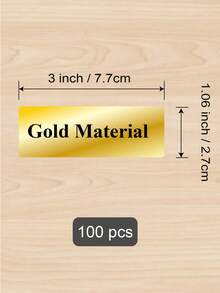 100pcs 2.7*7.7cm Customized Rectangular Stickers - Customized Labels - Rectangular Labels - Customized Stickers - Logo Stickers - Packaging Stickers - Promotional Business Stickers - Customizable Marketing And Branding Stickers - Rectangular - View 6