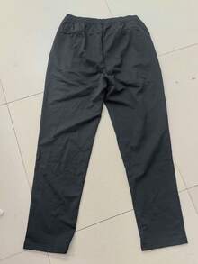 Men's Casual Sports Pants With Zipper Pockets, Suitable For Fitness And Daily Wear - Black - View 7