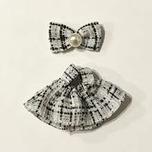 [Clothing Only] 1st & 2nd Generation Outfit Accessories - Black Spaghetti Strap Dress With Bow Decoration Set, Doll Clothes Replacement Outfit - Multicolor - View 8