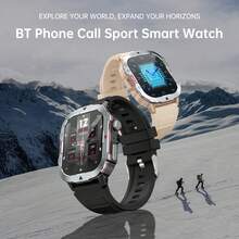 Sports Smart Watch, 2.01-Inch HD Display, Zinc Alloy Body, 350mAh Large Capacity Battery, Multiple Sports Modes, Message And Call Notifications, Multi-Functional Smart Watch, Sports Style Smart Watch Compatible With Android And IOS - View 2
