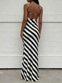 Women Long Dresses - Multicolor - View 4