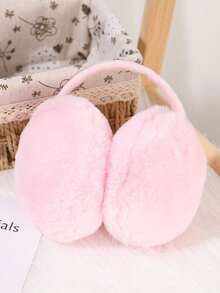 Winter Warm Plush Earmuffs, Faux Rabbit Fur Ear Protectors, Back-Wearing Style, Korean Version, Cold-Proof Boy's - A - View 12