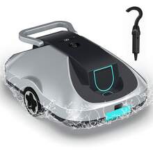 INSE C1 Cordless Automatic Robotic Pool Cleaner, Pool Floor Vacuum - Silver - View 10