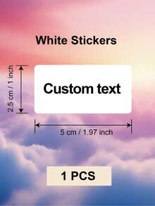 1*3cm Name Stickers | Customized Text Stickers | Waterproof Name Labels | Waterproof Labels | Name Stickers | Water Bottle Labels | Name Labels | Waterproof Vinyl Stickers, Suitable For Autumn Holidays, Halloween, Thanksgiving, Christmas - Rectangular - View 33