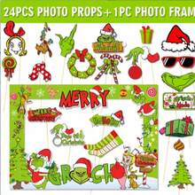 The Grinch Christmas Decoration Adult Children Photo Frame Props Party Supplies - Multiple Styles - View 9
