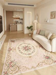 Decomia -Digitally Printed Living Room Rug, Kitchen Rug, Runner - Rust Brown - View 3