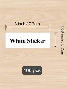 100pcs 2.7*7.7cm Customized Rectangular Stickers - Customized Labels - Rectangular Labels - Customized Stickers - Logo Stickers - Packaging Stickers - Promotional Business Stickers - Customizable Marketing And Branding Stickers - Rectangular - View 8