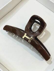 2pcs Women's Exquisite Hair Clips, Multi-Functional Styling, Suitable For Daily Wear, Office And Special Occasions, Non-Slip Summer Hair Clips - Brown - View 4