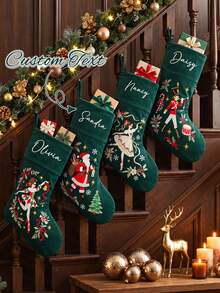Personalized Nutcracker Christmas Stockings,Custom Family Stockings With Name,Monogrammed Stocking,Holiday Decorations ,2026 Christmas Gift - Multicolor - View 10