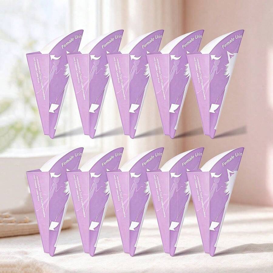 20pcs Portable Urine Funnels, Waterproof Leak-Proof Foldable, Suitable For Travel, Traffic Jams, Camping, Music Festivals, Emergencies And Outdoor Activities