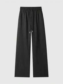1pc 's Sweatpants, Men's Sports Pants, Elastic Waist, Back Pocket, 3D Stitching Design, Casual Sports Style, Machine Washable, Suitable For Outdoor, Daily Commute, Home Leisure, Campus Wear, Men's Casual Long Pants - Black - View 7